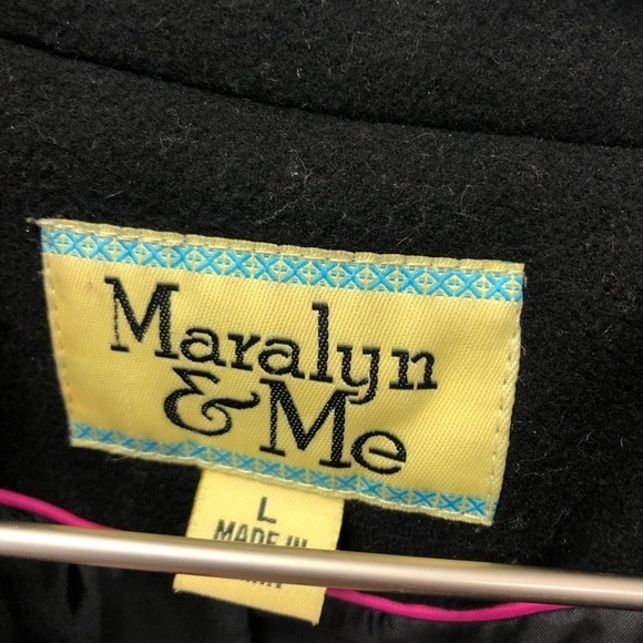5/$20 MARALYN‎ & ME black pea coat - Picture 5 of 7